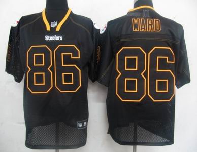 Pittsburgh Steelers 86 Hines Ward Black Field Shadow Premier Jerseys