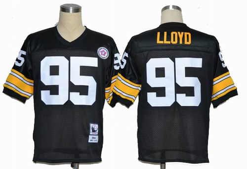 Pittsburgh Steelers 95 Greg Lloyd Black M&N 1994