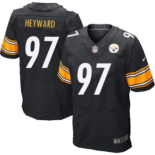 Pittsburgh Steelers 97 Cameron Heyward Black Team Color NFL Elite Nike NFL Jerseys