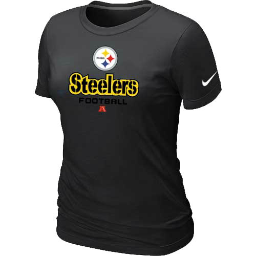 Pittsburgh Steelers Black Women's Critical Victory T-Shirt
