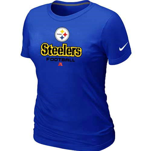 Pittsburgh Steelers Blue Women's Critical Victory T-Shirt
