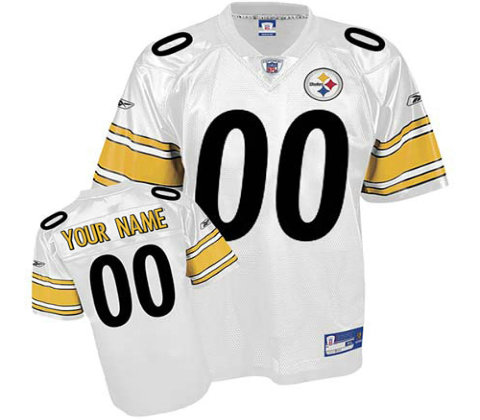 Pittsburgh Steelers Customized White Jerseys
