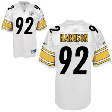 Pittsburgh Steelers James Harrison 92# White Jersey