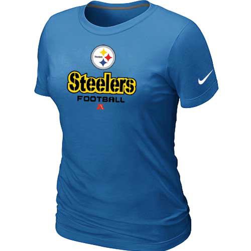 Pittsburgh Steelers L.blue Women's Critical Victory T-Shirt