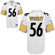 Pittsburgh Steelers LaMarr Woodley 56# White Jersey