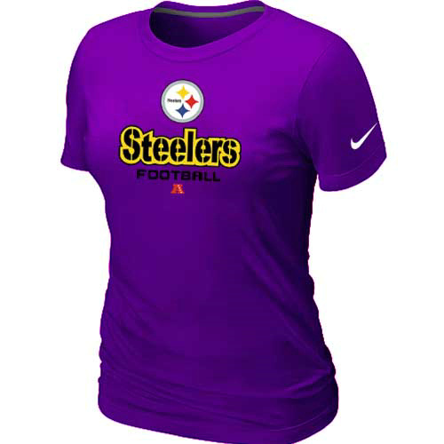 Pittsburgh Steelers Purple Women's Critical Victory T-Shirt