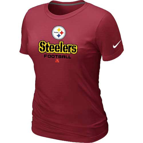 Pittsburgh Steelers Red Women's Critical Victory T-Shirt