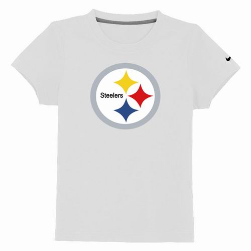 Pittsburgh Steelers Sideline Legend Authentic Logo Youth T-Shirt White