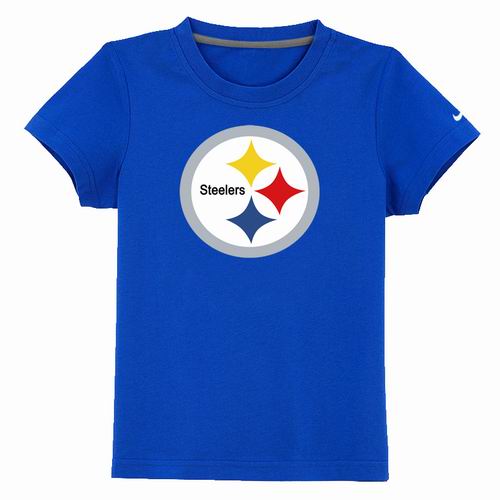 Pittsburgh Steelers Sideline Legend Authentic Logo Youth T-Shirt blue