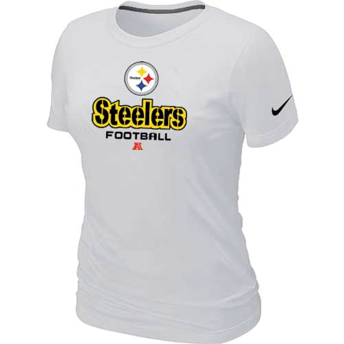 Pittsburgh Steelers White Women's Critical Victory T-Shirt