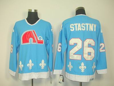 Quebec Nordiques #26 Paul Stastny Jerseys LT Blue CCM