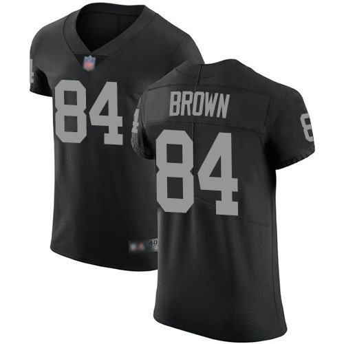 Raiders #84 Antonio Brown Black Team Color Men's Stitched Football Vapor Untouchable Elite Jersey