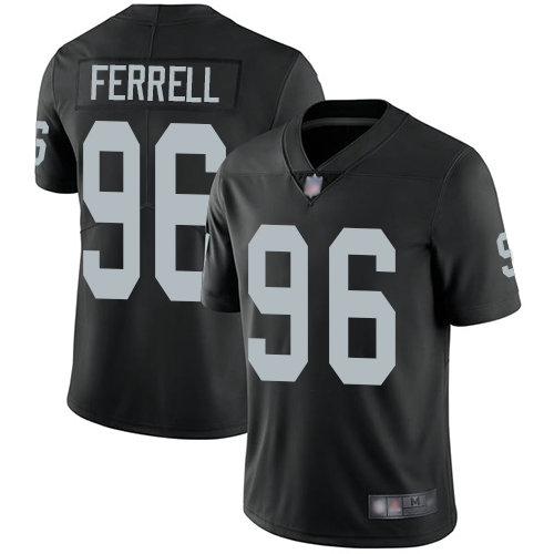 Raiders #96 Clelin Ferrell Black Team Color Men's Stitched Football Vapor Untouchable Limited Jersey