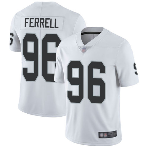 Raiders #96 Clelin Ferrell White Youth Stitched Football Vapor Untouchable Limited Jersey