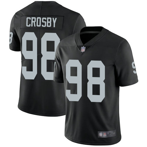 Raiders #98 Maxx Crosby Black Team Color Youth Stitched Football Vapor Untouchable Limited Jersey