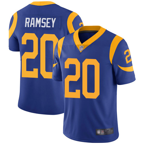 Rams #20 Jalen Ramsey Royal Blue Alternate Youth Stitched Football Vapor Untouchable Limited Jersey