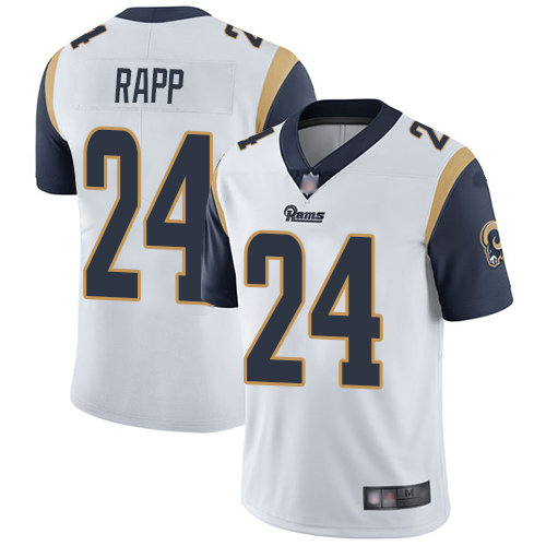 Rams #24 Taylor Rapp White Men's Stitched Football Vapor Untouchable Limited Jersey
