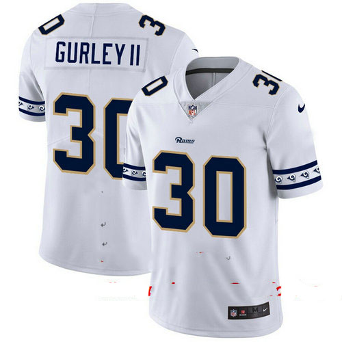 Rams 30 Todd Gurley II White 2019 New Vapor Untouchable Limited Jersey