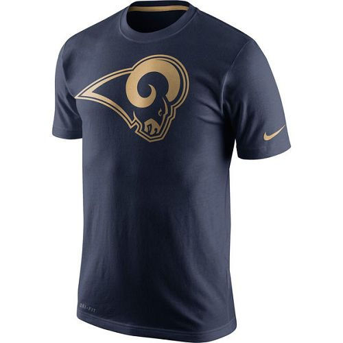 Rams Nike Navy Championship Drive Gold Collection Performance T-Shirt