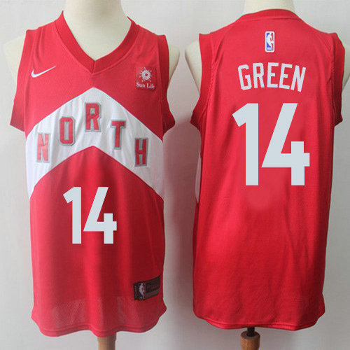 Raptors #14 Danny Green Red Basketball Swingman Earned Edition Jersey