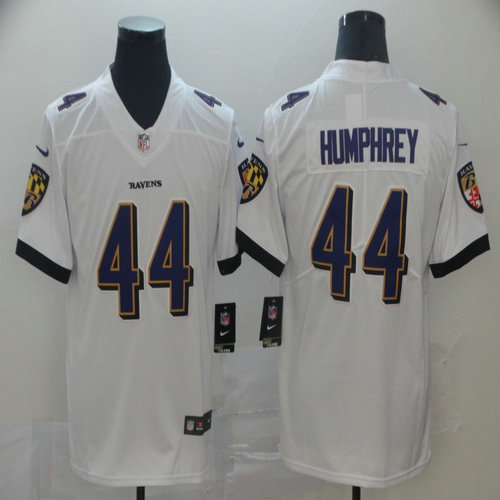 Ravens 44 Marlon Humphre White Vapor Untouchable Limited Jersey