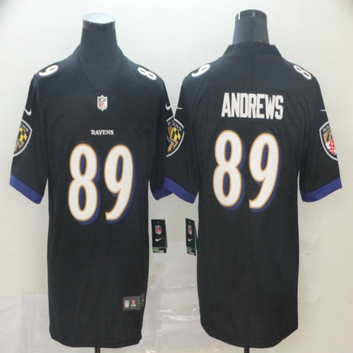Ravens 89 Mark Andrews Black Vapor Untouchable Limited Jersey