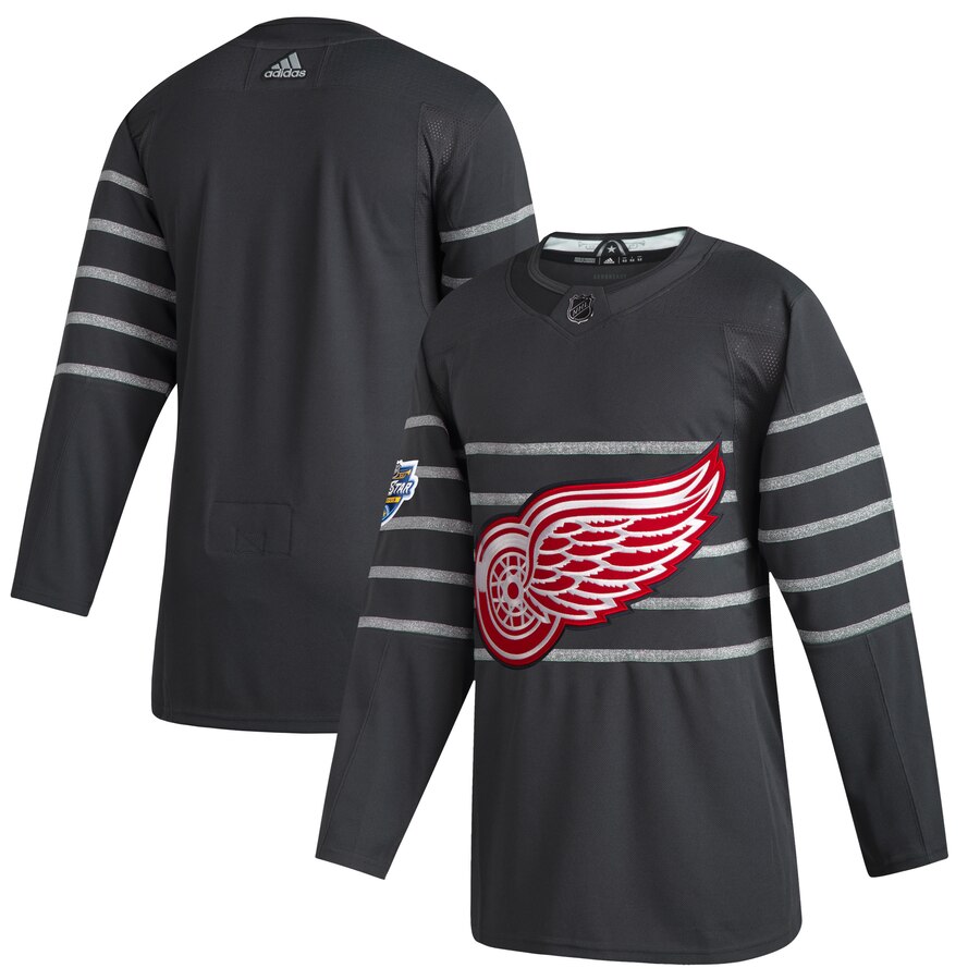 Red Wings Blank Gray 2020 NHL All-Star Game Adidas Jersey