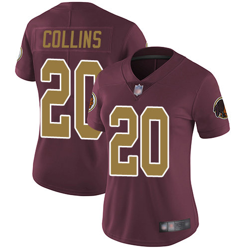 Redskins #20 Landon Collins Burgundy Red Alternate Women's Stitched Football Vapor Untouchable Limited Jersey