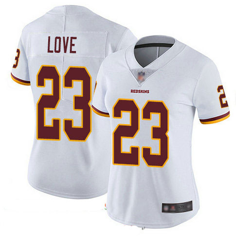 Redskins #23 Bryce Love White Women's Stitched Football Vapor Untouchable Limited Jersey