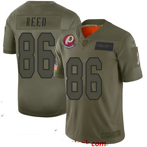 Redskins #86 Jordan Reed Camo Youth Stitched Football Limited 2019 Salute to Service Jersey