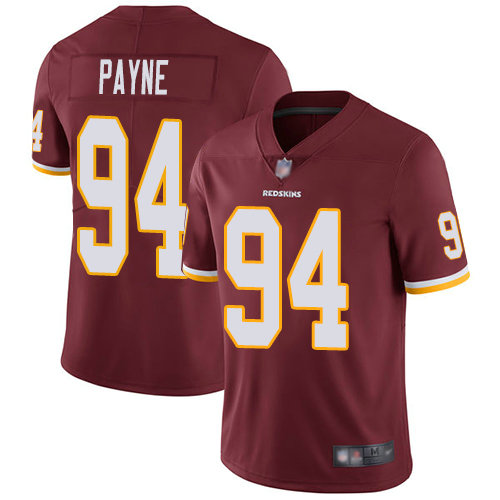 Redskins #94 Da'Ron Payne Burgundy Red Team Color Youth Stitched Football Vapor Untouchable Limited Jersey