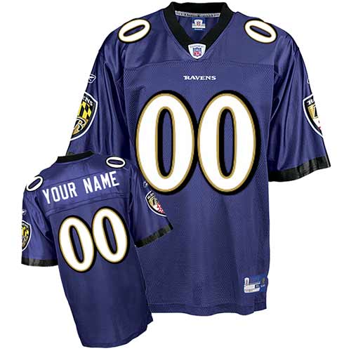 Reebok Baltimore Ravens Customized Team Color Jersey