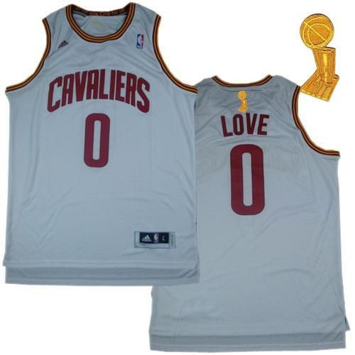 Revolution 30 Cleveland Cavaliers 0 Kevin Love White The Champions Patch NBA Jersey