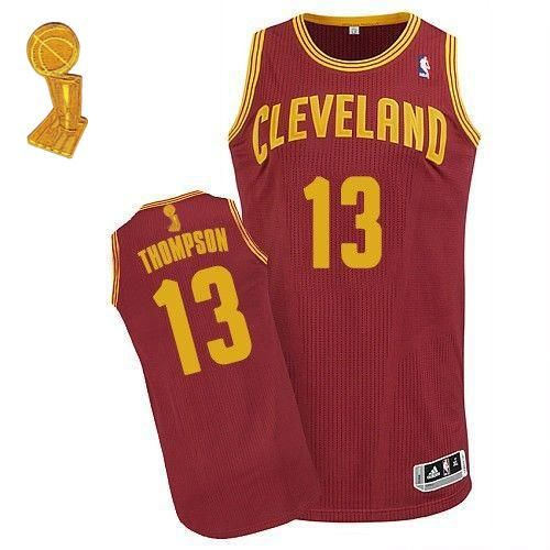 Revolution 30 Cleveland Cavaliers 13 Tristan Thompson Red The Champions Patch NBA Jersey