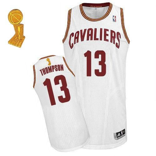 Revolution 30 Cleveland Cavaliers 13 Tristan Thompson White The Champions Patch NBA Jersey