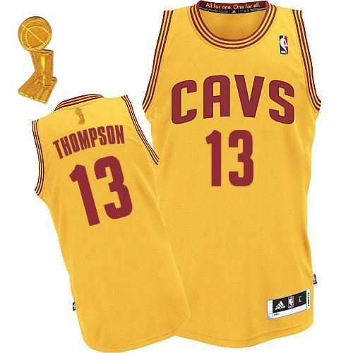 Revolution 30 Cleveland Cavaliers 13 Tristan Thompson Yellow The Champions Patch NBA Jersey
