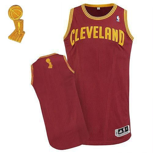 Revolution 30 Cleveland Cavaliers Blank Red The Champions Patch NBA Jersey