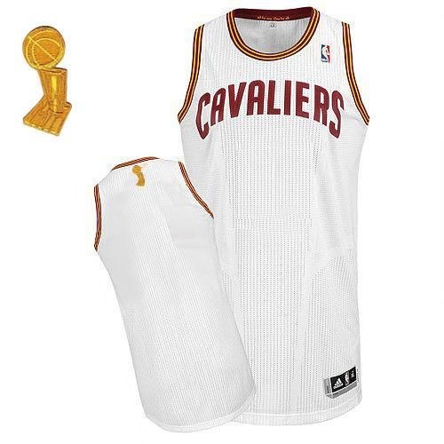 Revolution 30 Cleveland Cavaliers Blank White The Champions Patch NBA Jersey