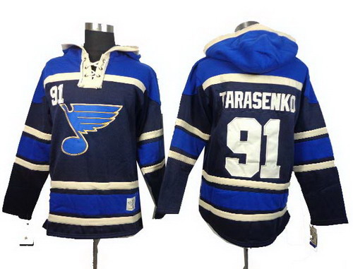 ST.LOUIS BLUES 91# Vladimir Tarasenko blue black hoody