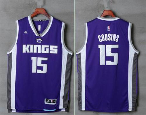 Sacramento Kings #15 DeMarcus Cousins blue jerseys