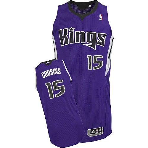 Sacramento Kings 15 DeMarcus Cousins Purple Revolution 30 NBA Jersey