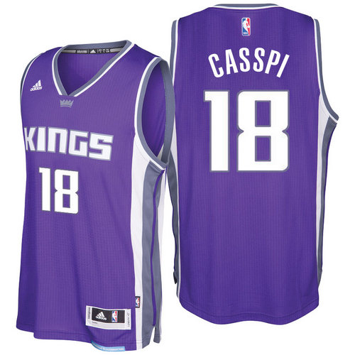 Sacramento Kings 18 Omri Casspi 2016-17 Seasons Purple Road New Swingman Jersey