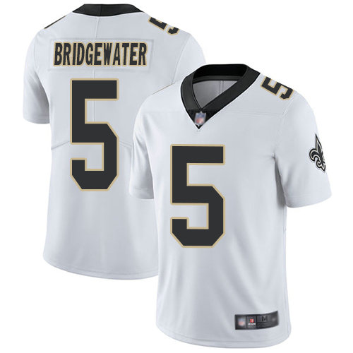 Saints #5 Teddy Bridgewater White Youth Stitched Football Vapor Untouchable Limited Jersey