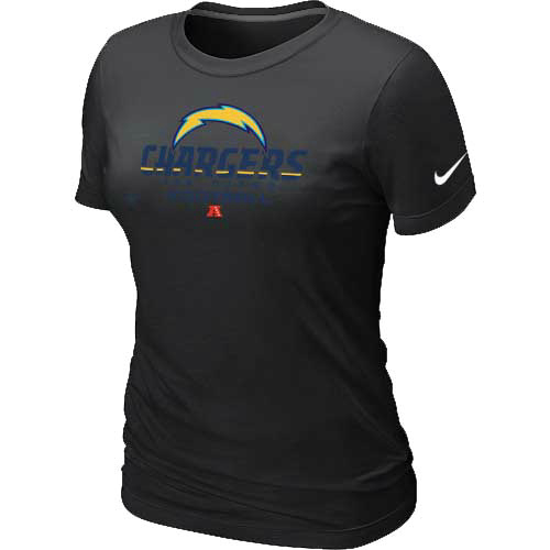 San Diego Charger Black Women's Critical Victory T-Shirt