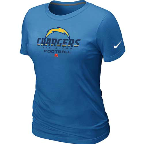 San Diego Charger L.blue Women's Critical Victory T-Shirt