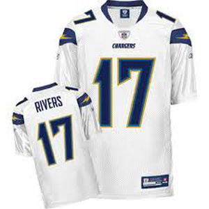San Diego Chargers #17 Philip Rivers white