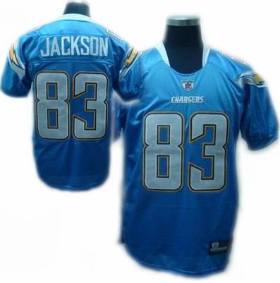 San Diego Chargers #83 Vincent Jackson jerseys baby blue