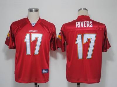 San Diego Chargers 17 Philip Rivers Red jerseys