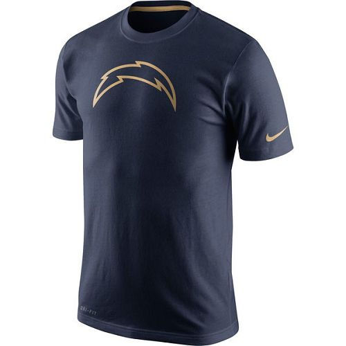 San Diego Chargers Nike Navy Championship Drive Gold Collection Performance T-Shirt
