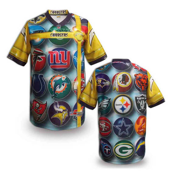 San Diego Chargers blank fashion NFL jerseys(4)